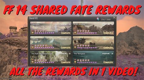 Shared FATEs are the only way you can obtain Bicolore Gemstones to purchase exclusive rewards and crafting materials in Final Fantasy XIV.With the release of the new expansion Endwalker new Shared FATEs made it to the game and you will once again need to clear 66 of them to get your rank to level max in each zone.. Once you get …. 