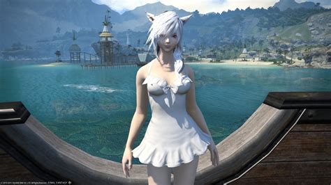 Ff14 southern seas swimsuit. Tifa's private time purple dress outfit from FF7 Remake. I was asked by few people to port it over, guess I could afford to spend 1-2 hours for it. Includes original colors undyeable version & a fully dyeable one. 