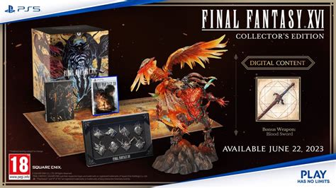 Ff16 collector. The Collectors Edition of Final Fantasy 16 happens to be a Square Enix site exclusive, and it comes in priced at a whopping $350 which puts it at the far high-end side of the spectrum when ... 