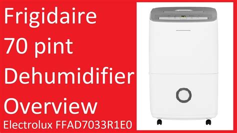 Ffad7033r1e0. In this video you will be able to see how to use the 30 pint humidifier including how to take out the water from the drawer this machine is good for floods f... 