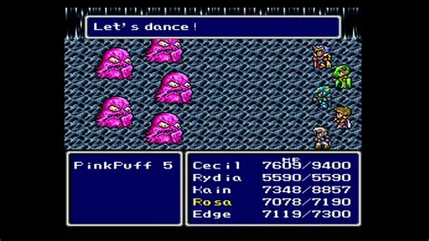 Ffiv pink tail. It has been said in this version the next drop replaces the first. For those who dont understand, 3 Flans per battle. If the first one u killed dropped a Pink Tail and then the second dropped a Dry Ether, the Dry Ether replaces the Pink Tail as the winning drop. So being able to battle 1 at a time would give a better chance of getting Pink Tails. 