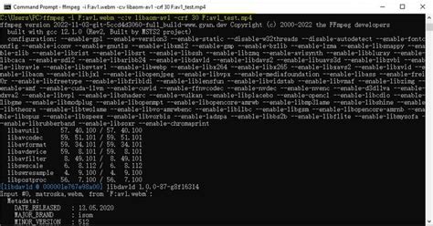 Ffmpeg av1 decoder.  May 15, 2018 · AV1 decoding and encoding is provided via libaom...