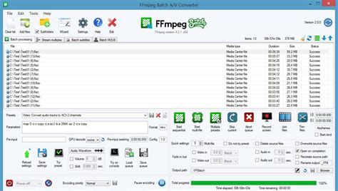 Ffmpeg gui. com FFMPEG GUI for some common and simple AV operations Project description FFMP...