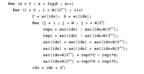 Fft algorithm in c source code. g.  Code Example Jan 10, 2012 · The FFT routi...