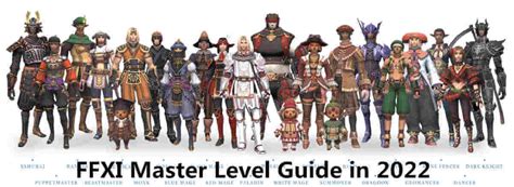 FFXI Leveling Guide 2022 Thanks to recent updates that changed the leveling system in Final Fantasy XI, players can max out their character in no time. As long as you follow the perfect.... 