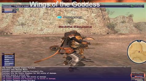 Wings of the Goddess is the fourth official expansion for Final Fantasy XI. The expansion included more new content, including various new spells and job abilities, eight new regions, new mobs, and a new large-scale battle known as "Campaign". The Dancer and Scholar jobs were introduced in the expansion, and their equipment known as "artifact .... 