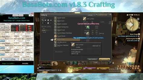 Ffxiv Crafting Bot
