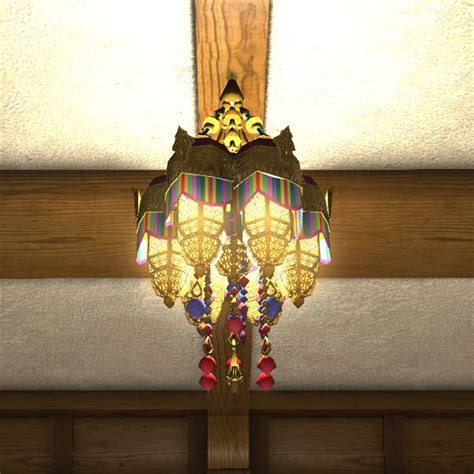 Hive Ceiling Fan. Ceiling Light. Item. Patch 3.0. Description: A ceiling-mounted fan created with the wings of the Gnathic primal Ravana. ※One per estate only. Requirements:. 