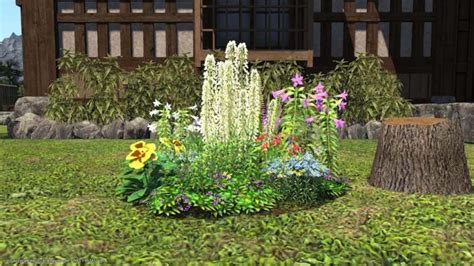 Ffxiv colorful flower patch. A luxurious, outdoor bath designed in the alpine fashion. 6.1. Alps Striking Dummy. A striking dummy designed in the alps fashion. ※Up to three dummies may be placed in a single estate, regardless of type. 2.3. Amalj'aa Pavis Shield. A pavis shield of iron used by the Amalj'aa to fortify their strongholds. 2.1. 