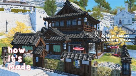 Item#28957. Half-timbered Cottage Walls. Exterior Wall. Item. Patch 5.2. Description: A set of four walls designed for those who wish to transform their estate into a quaint mercantile establishment. ※Can only be used with cottages on small plots of land. . 