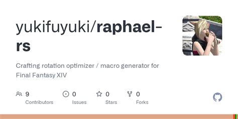 Ffxiv gathering macro generator.  Raphael is a crafting rotation optimizer and macro ge...
