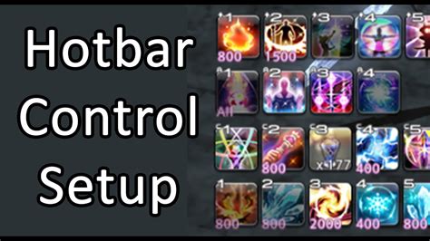 Ffxiv hotbar setup. I use Q, E, R, F, Z, X, for commands in addition to 1-4. Then CTRL and shift let you multiply those. An MMO mouse can be really helpful too as you can just slap a hotbar or two on your thumb in a neat grid. Hotbars can be shaped into any aspect ratio you want. 3x4, 2x6, etc. Customize it for what works for you though. illimilli_ • 3 yr. ago ... 