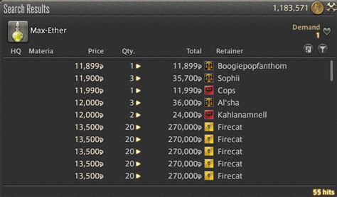 Ffxiv marketboard prices. Final Fantasy XIV Online: Market Board aggregator. Find Prices, track Item History and create Price Alerts. Anywhere, anytime. Market. Found 0 / 0 for . WEAPONS. ARMOR. ITEMS. HOUSING - 0 items Login via Discord ... 