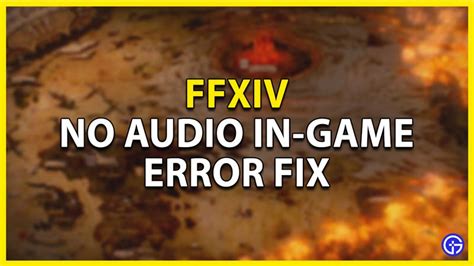 Ffxiv no sound. Things To Know About Ffxiv no sound. 