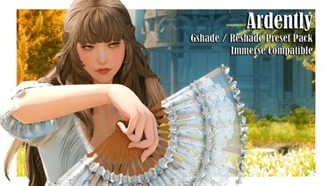 Ffxiv reshade presets.  Copy and rename the gshade-presets folder to reshade-pre...