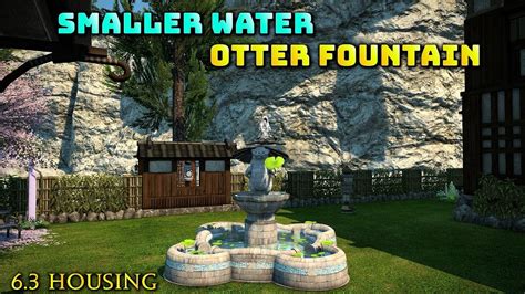 Ffxiv smaller water otter fountain. I really do hope that some people have made awesome fountain suggestions. It's neat to combine the Shower heads with various things (like the elephant lamp), but it's just different to have an actual fountain. Judging from the glow, most likely Carb lantern with some regular Lanterns maybe to add extra effect. 