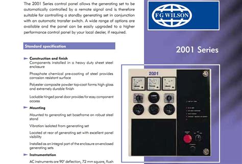 Fg wilson generator control panel manual. - Letters of credit and documentary collections an export and import guide.
