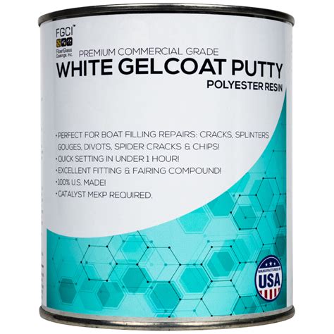Fgci gelcoat putty.  FGCI&rsquo;s Gelcoat Repair Putty is designed to make fixing scra...