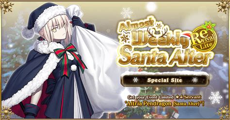 Fgo christmas 2021 rerun. Fantasy. Horror. Duration: October 6th 01:00 - October 17th 20:59 PDTChristmas 2021 Event Revival (US)Event Title: Revival: Christmas 2021 ~Nightingale's Christmas Carol~ - LiteParticipation Requirements: Clear FuyukiEvent Summary: 