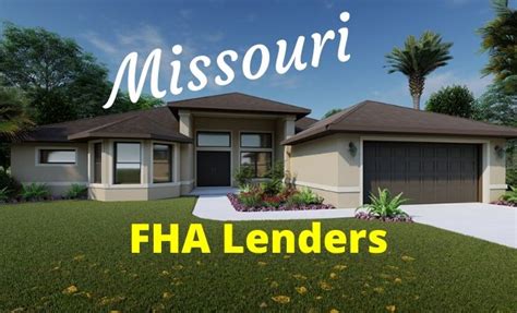 Fha lenders in missouri. Things To Know About Fha lenders in missouri. 