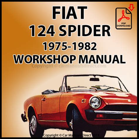 Fiat 124 spider 1975 1982 reparaturanleitung werkstatt. - Yamaha 2002 tmax 500 service manual.