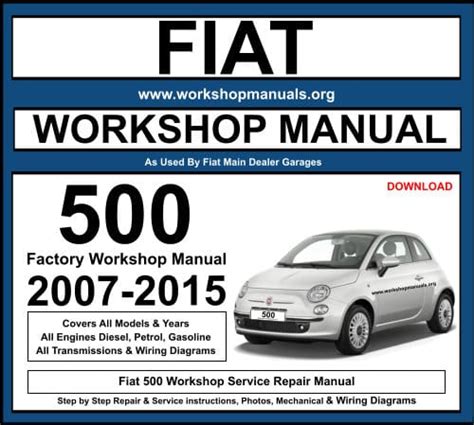 Fiat 500 workshop manual free download. - John deere 450lc excavator repair technical service manual tm1672.