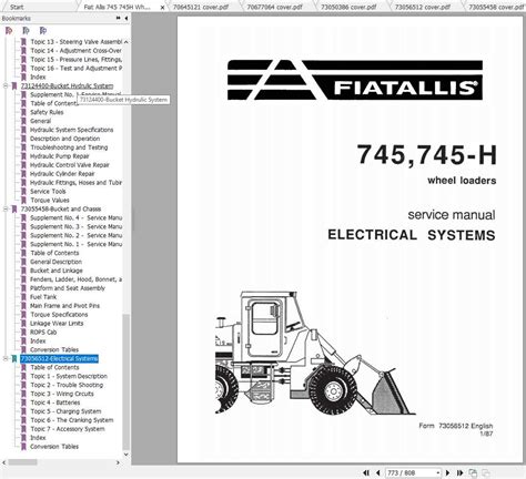 Fiat allis 745 b wheel loader service parts catalogue manual. - Chinese 2 stroke 50cc repair manuals.