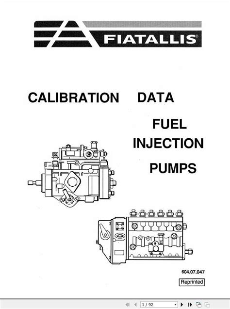 Fiat allis fuel injection pump service and parts manual. - Haus des lernens als ort von kunst und kultur.