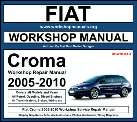 Fiat croma complete workshop repair manual 2005 2011. - Lg hdd dvd recorder rh387h manual.