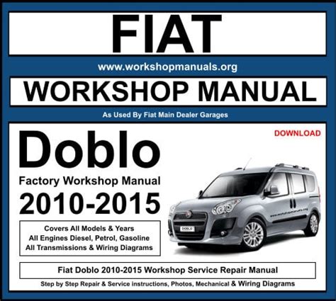 Fiat doblo 1 9jtd repair manual. - 2015 mercury 9 9hp bigfoot repair manual.