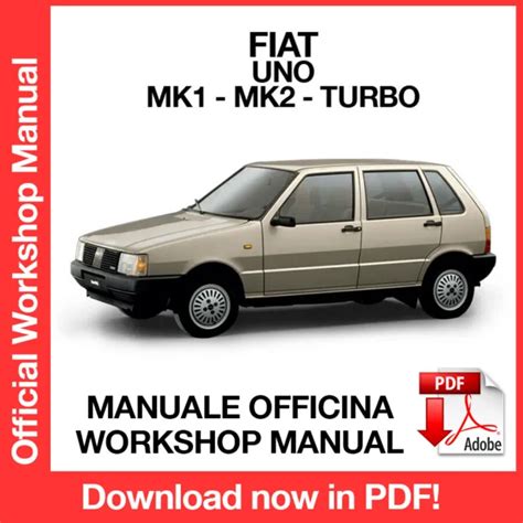 Fiat uno turbo mk1 manuale di riparazione. - Manual de operador de excavadora hitachi zaxis.