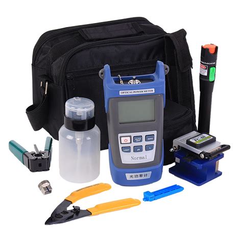 Fiber Optic FTTH Tool Kit FC-6S Fiber Cleaver Optical Power Meter …