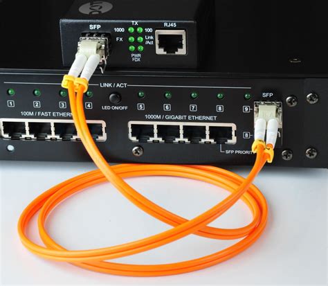 Fiber ethernet cable. Gigabit Ethernet Media Converter, Multi Mode Dual LC Fiber to Ethernet RJ45 Converter for 10/100/1000Base-Tx to 1000Base-SX (with a SFP MMF 850-nm Module), up to 550-m. 21. $1899. 2% off promotion available. FREE delivery Tue, Mar 19 on $35 of items shipped by Amazon. 