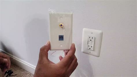 Fiber-optic internet with coax wall outlets in home.