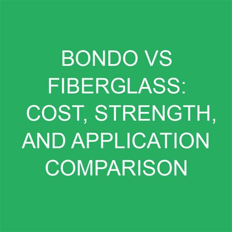 Fiberglass bondo vs regular bondo.  What is the difference between Bondo all ...