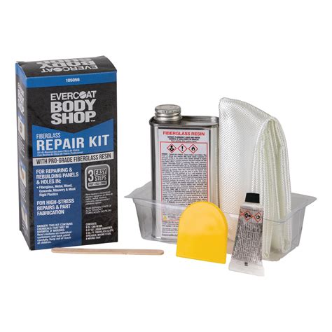 Fiberglass repair kit autozone. Bondo Fiberglass Resin is a strong material commonly used for autos, boat building and other repairs. This high-strength polyester resin can be used with fiberglass mats or cloths on surfaces including fiberglass, wood, metal and masonry to repair metal rust-outs and to recreate or join surfaces. 