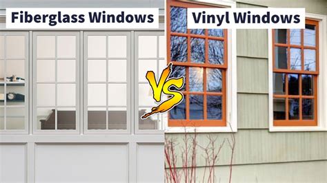 Fiberglass vs vinyl windows. This includes windows. In terms of fiberglass vs vinyl windows, the material with the least maintenance required is vinyl. Fiberglass windows can chip, crack and will need to be repainted every so often to keep their beauty. Maintaining your fiberglass windows in the Midwest can end up costing you a lot of money due to the hectic weather. 