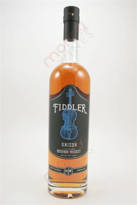 Fiddler bourbon. Fiddler Heartwood Bourbon begins with the same foraged high-wheat mash bill as Fiddler Unison Bourbon. We then finish it on hand-harvested, charred Georgia white oak heartwood staves that we hand-charred and placed in the barrels for the final few months of maturation. In addition to the wheat lending a soft, silky te 