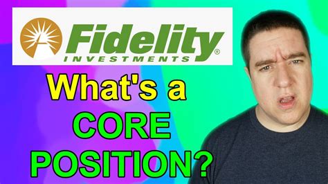 For the Fidelity Account®, you may choose one of many core positions: Fidelity Government Money Market Fund (SPAXX), a taxable money market mutual fund .... 
