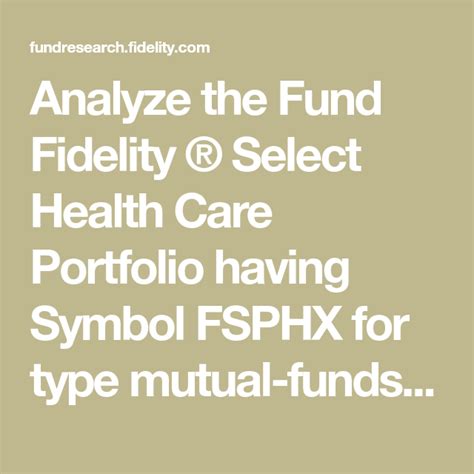 Fidelity select health care. Things To Know About Fidelity select health care. 
