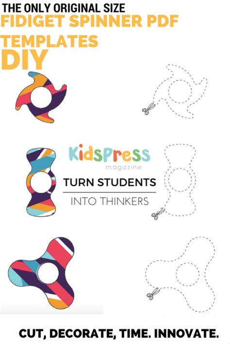 Fidget Hand Spinner Template