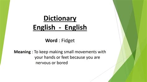 Fidget definition and meaning Collins English Dictionary