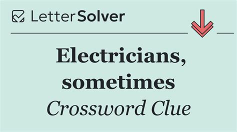 Field Competitions For Electricians Crossword Clue