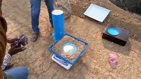 Field Density Test of Soil by Sand Replacement Method