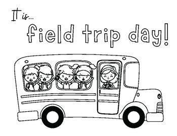 Field Trip Coloring Sheet Coloring Pages