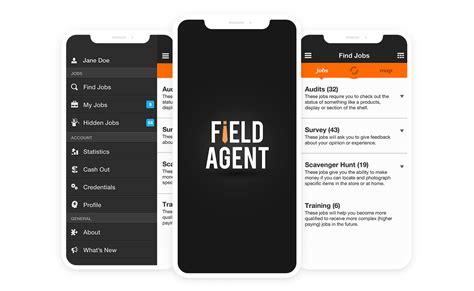 Field agent application. Make Money While You Shop with Field Agent. We are focused on finding opportunities for everyday people to make money. We’re the app that pays you real cash. We send our agents all over the United States to gather information, take photos, and share their opinions. Join over one-million shoppers who have already joined! 