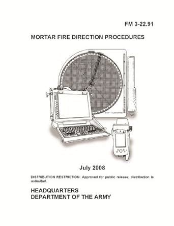 Field manual fm 3 22 91 mortar fire direction procedures. - Mastering isda collateral documents a practical guide for negotiators 2nd.