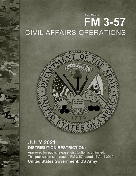 Field manual fm 3 57 fm 3 05 40 civil affairs operations including change 1 28 january 2014. - Malaguti f15 firefox manuale di riparazione completo.