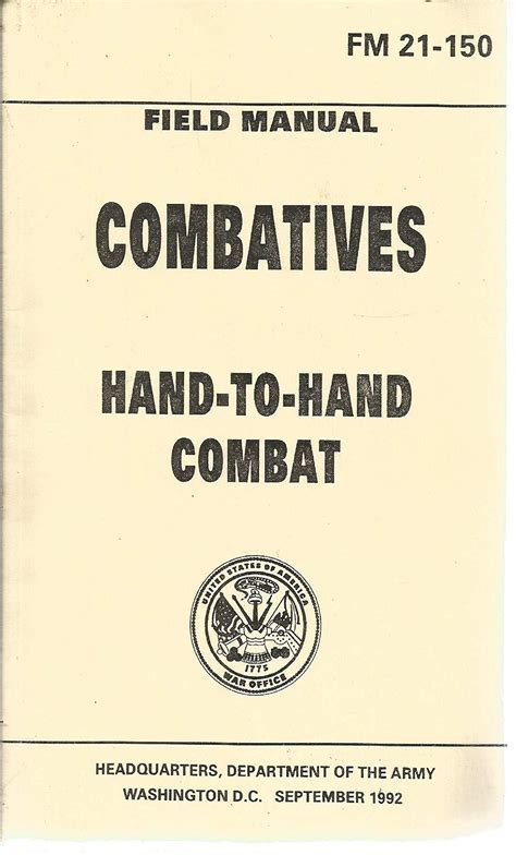 Field manual no 21 150 combatives. - Umsetzung der ergänzung zu qs 9000 des handbuchs für werkzeug- und ausrüstungslieferanten.