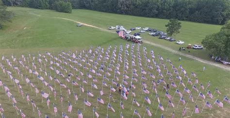 Field of 100 flags honors personal heroes on NC 42 in …